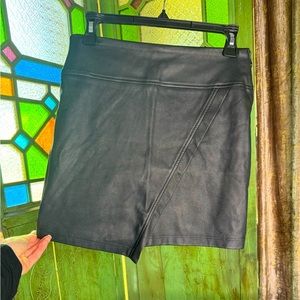 Revolve Leather Mini Skirt